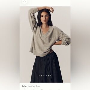 The Montana Pocket Knit Top by Pilcro size XS